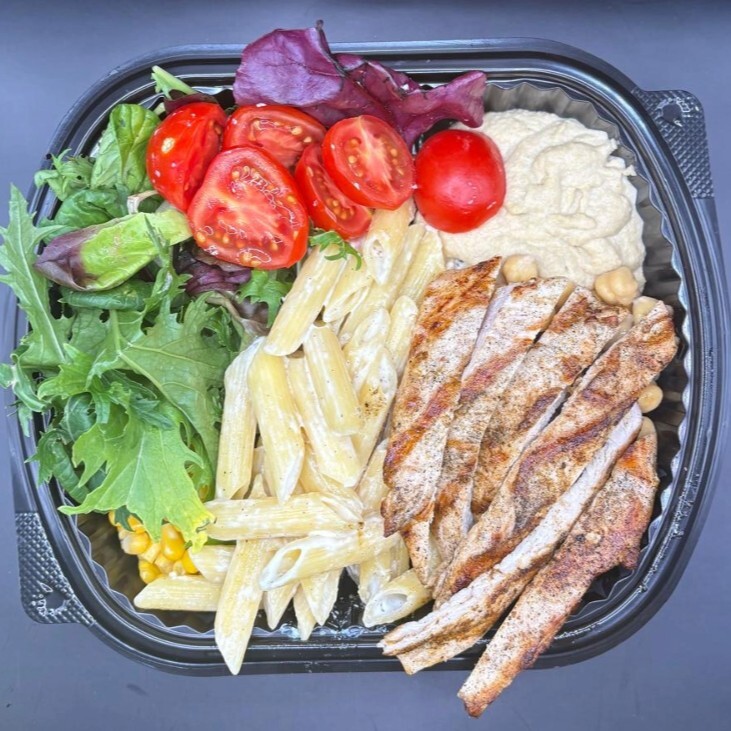 Makarnalı Tavuk Bowl