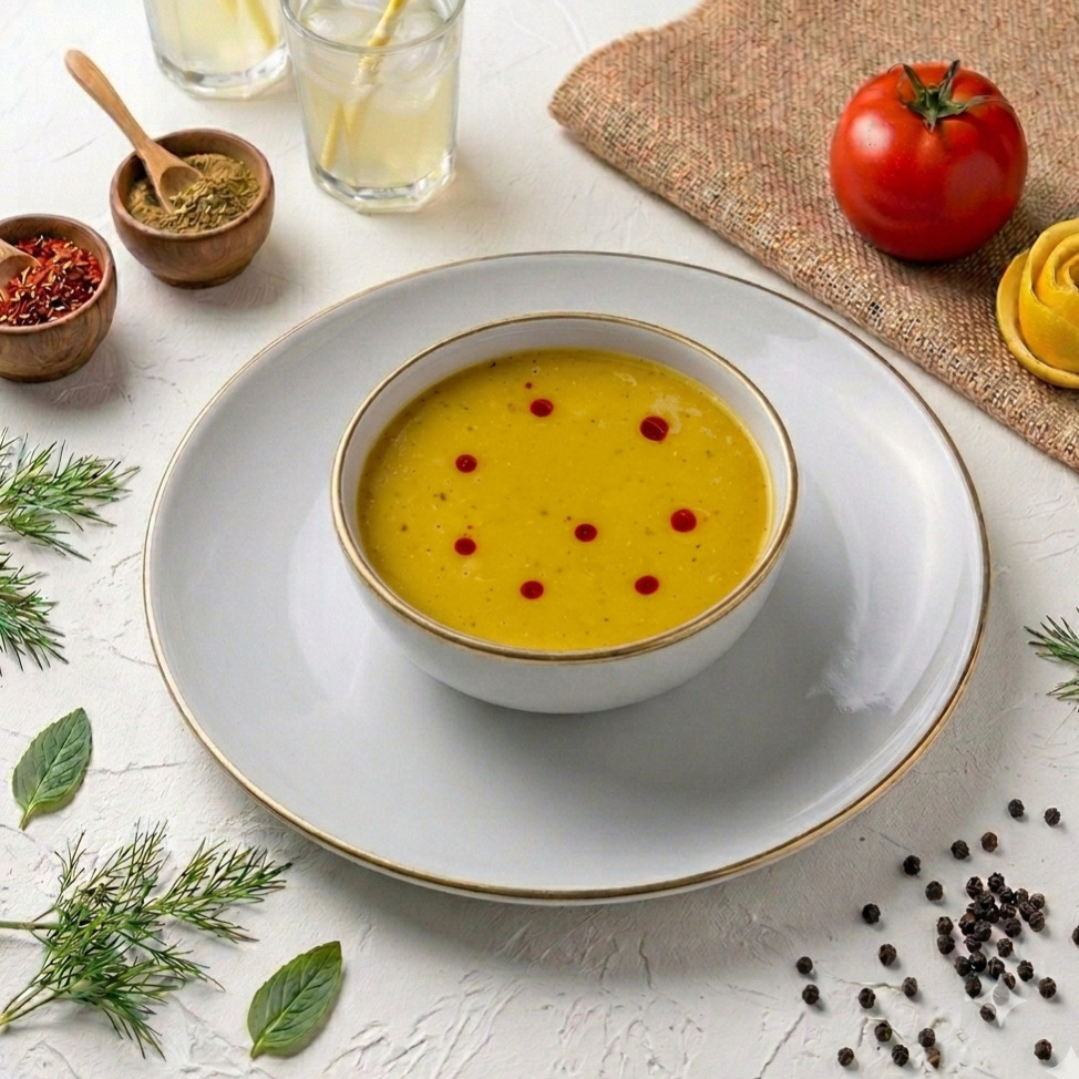 Süzme Mercimek Çorbası