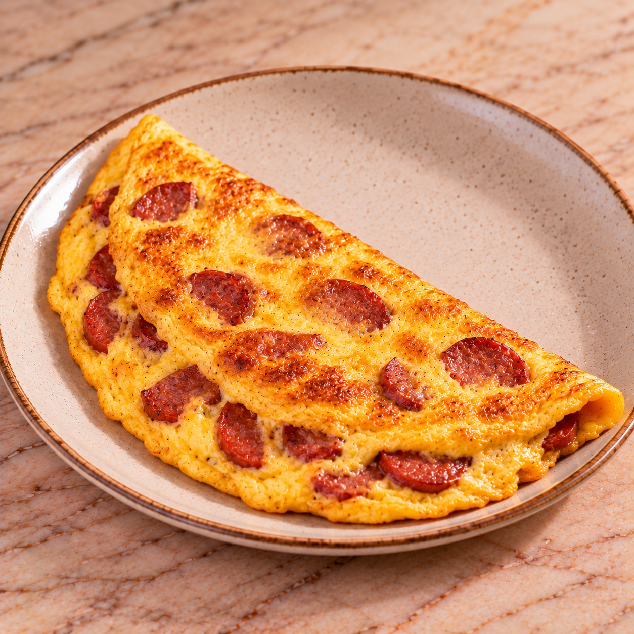 Sucuklu Omlet