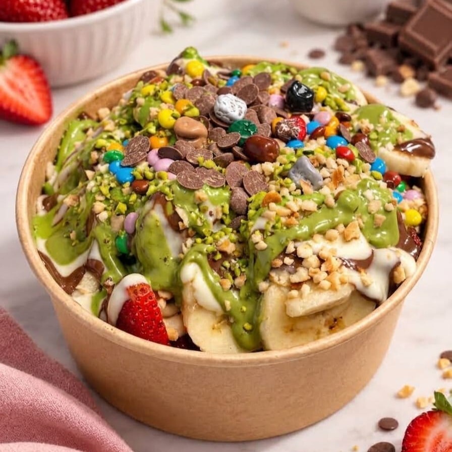 Antep Fıstıklı Kova Waffle