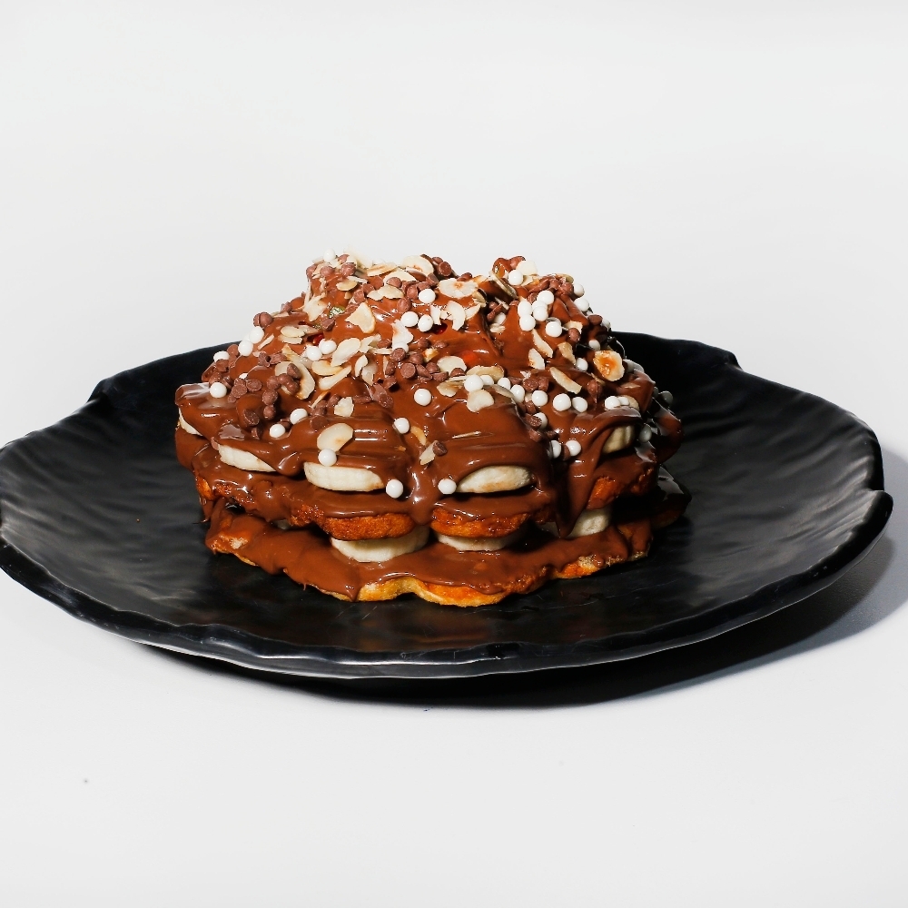 Çiçek Waffle Duble