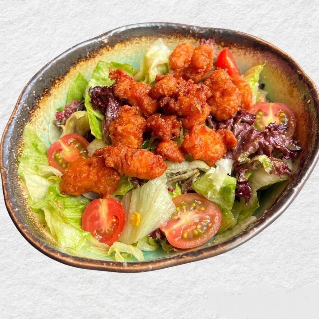 Moğol Tavuklu Akdeniz Salatası