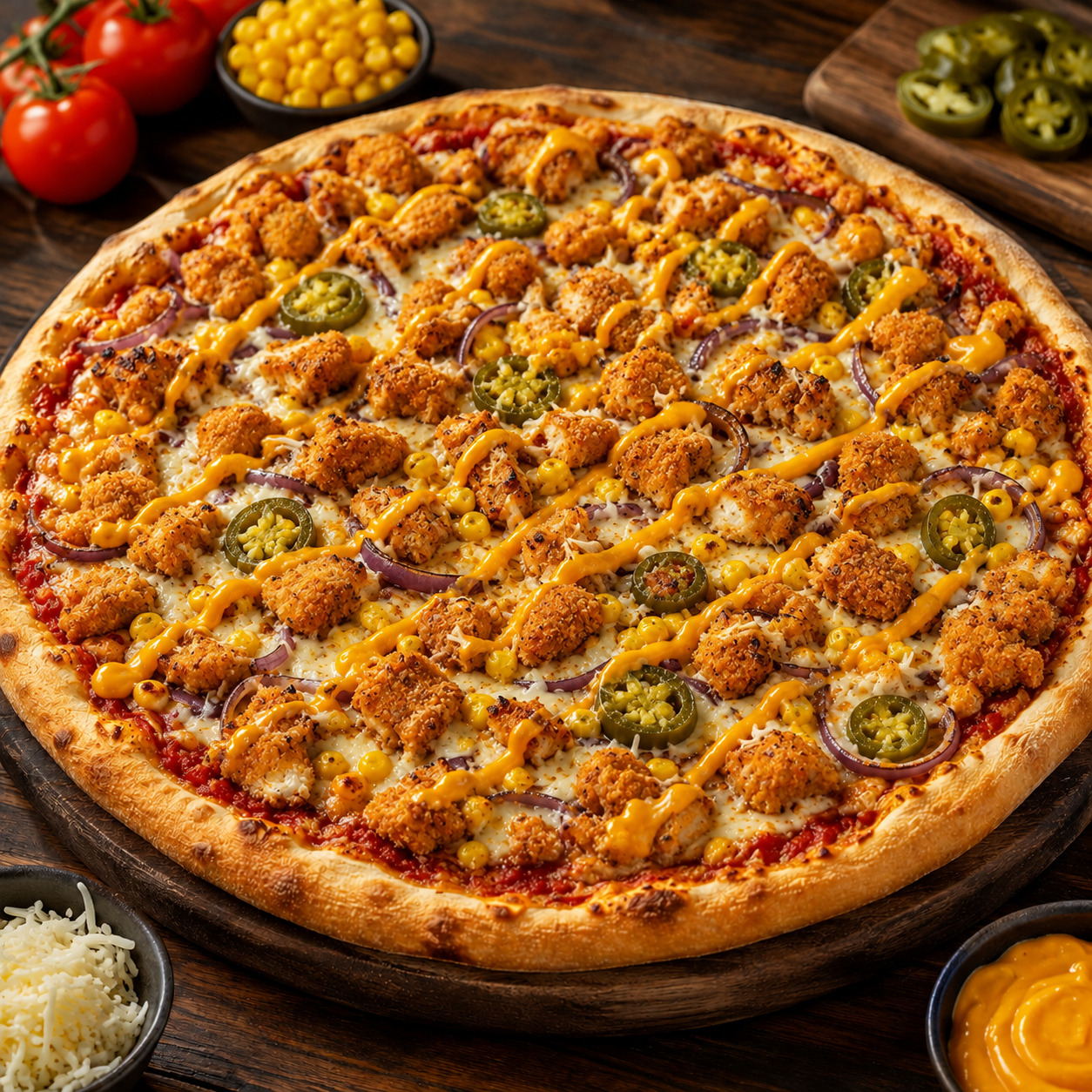 Çıtır Tavuklu Pizza (büyük) - Pizzalini