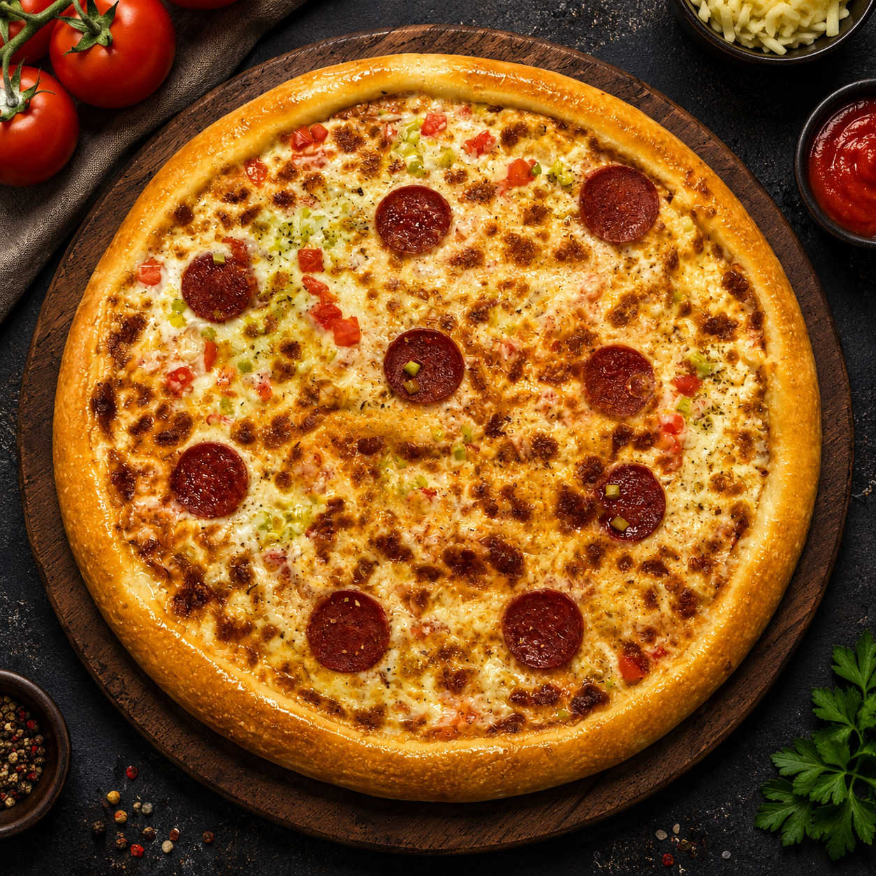 Kasap Sucuklu Pizza ORTA BOY