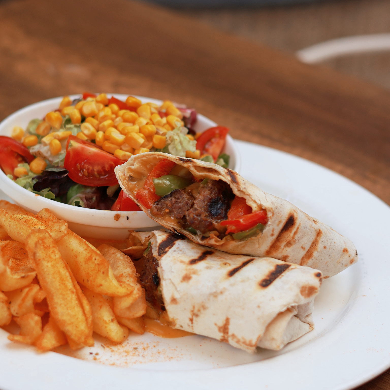 Cheddarlı Köfte Wrap Menü