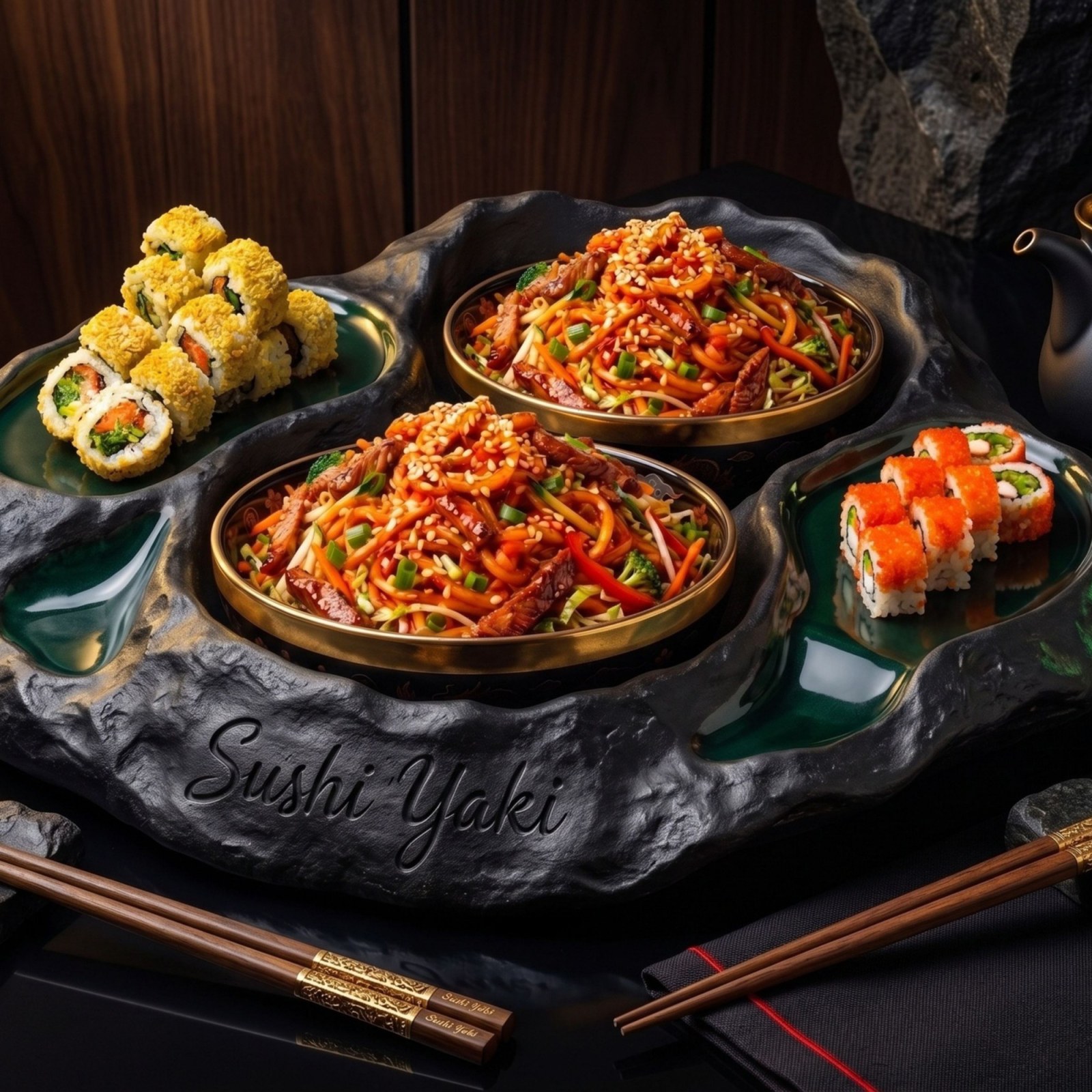 Noodle & Sushi Menü 5