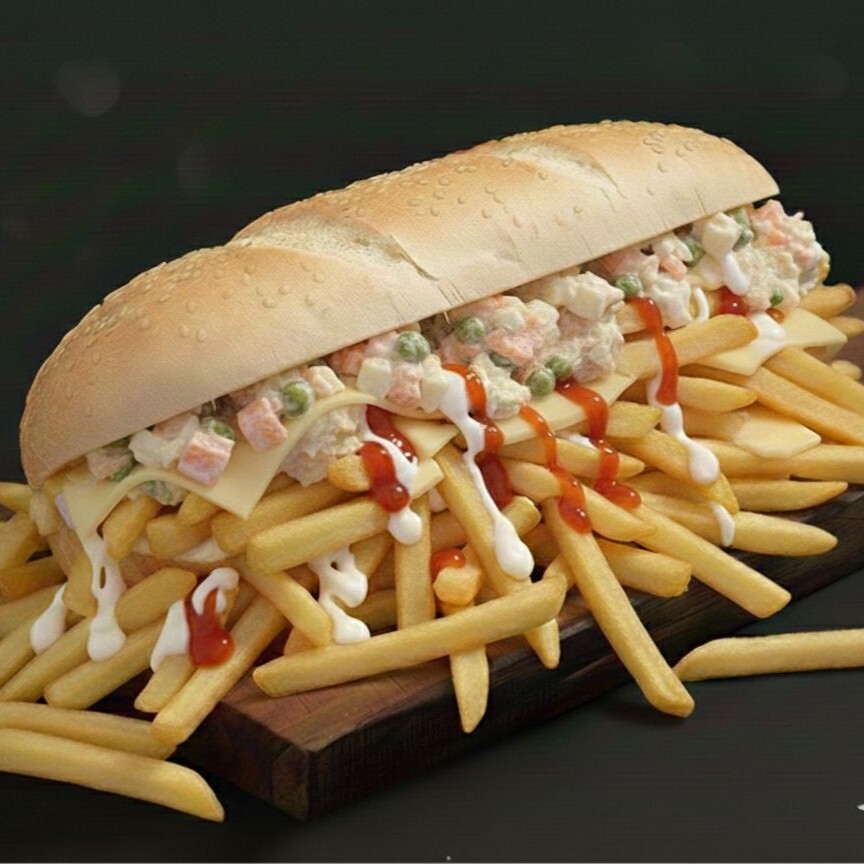 Amerikan Kaşarlı Patso Sandviç