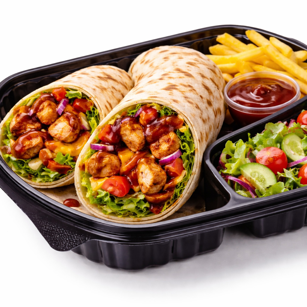 Barbekü Soslu Izgara Tavuk Wrap