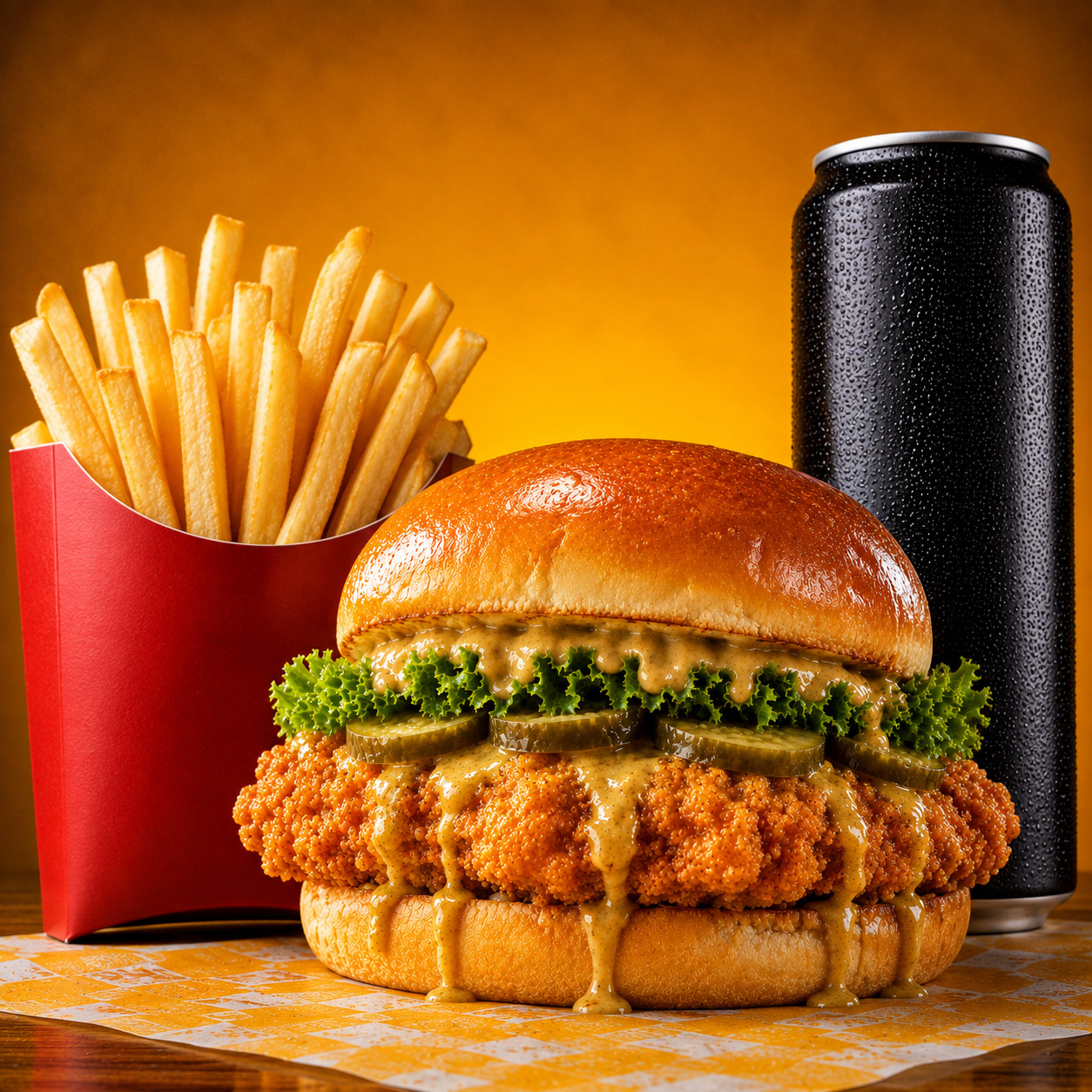Honey Mustard Menü