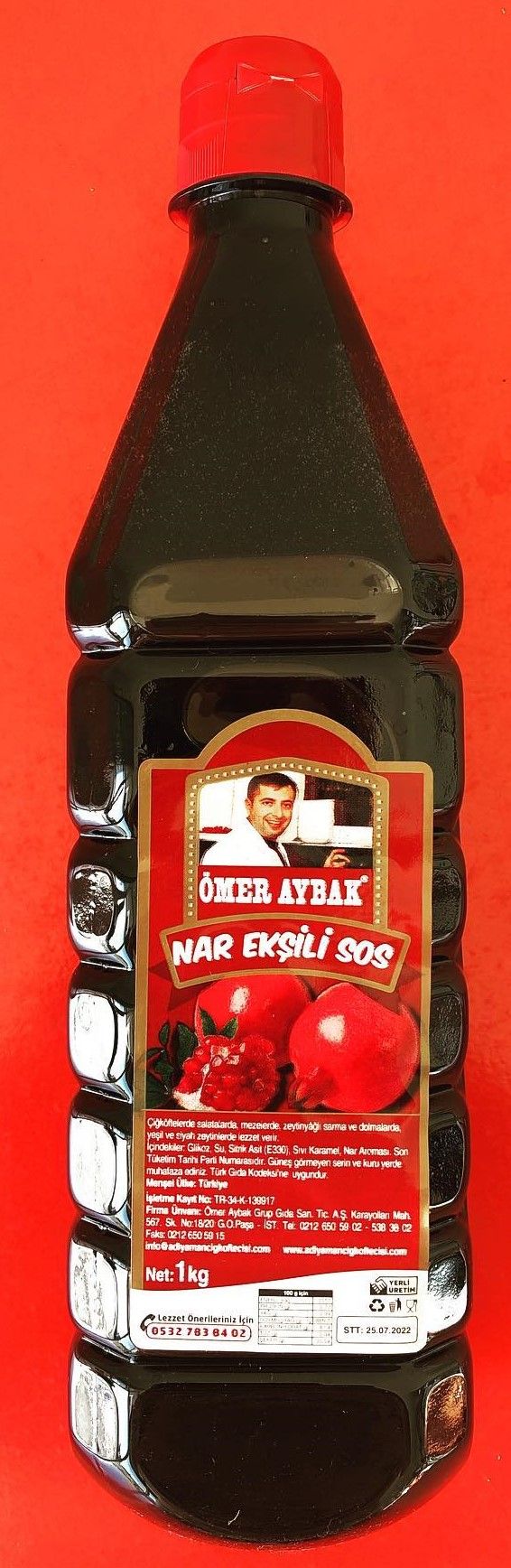 Ömer Aybak Nar Ekşili Sos ( 1 Litre )