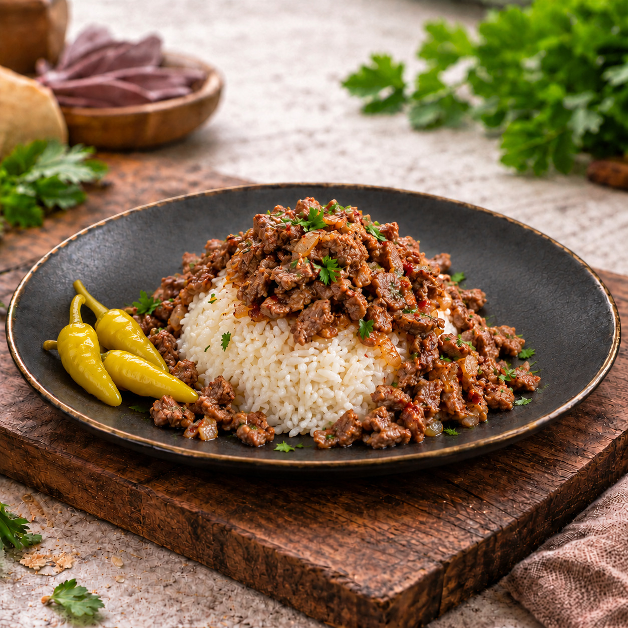 Pilav Üstü Et Tantuni