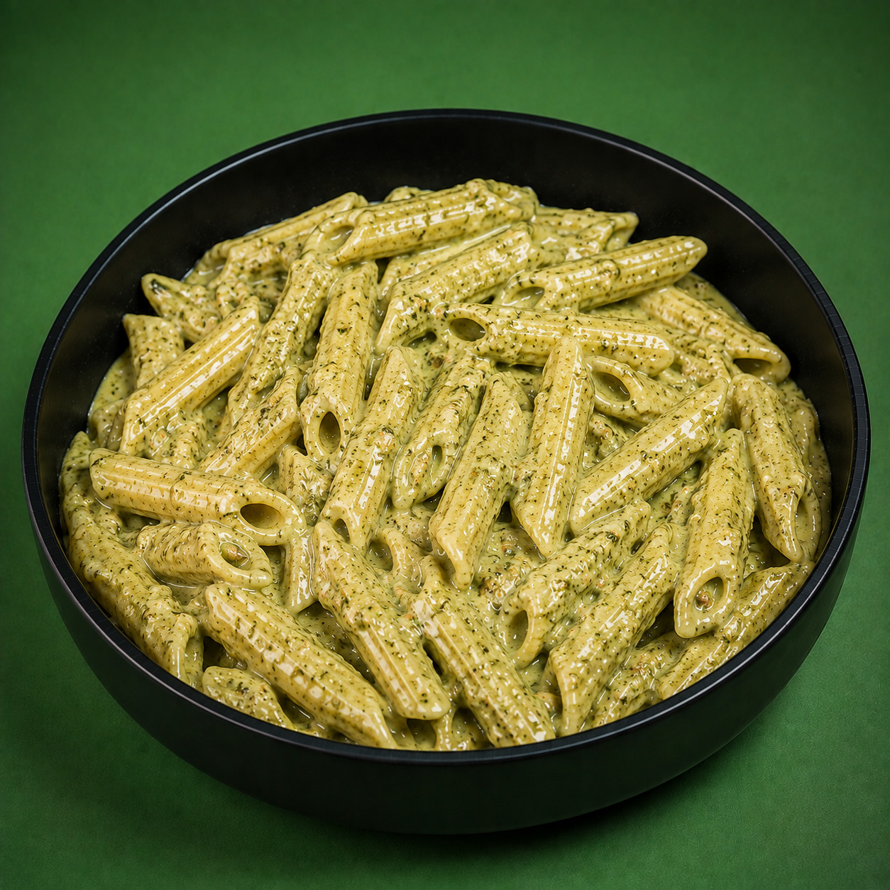 Tavuksuz Pesto Soslu Penne Makarna
