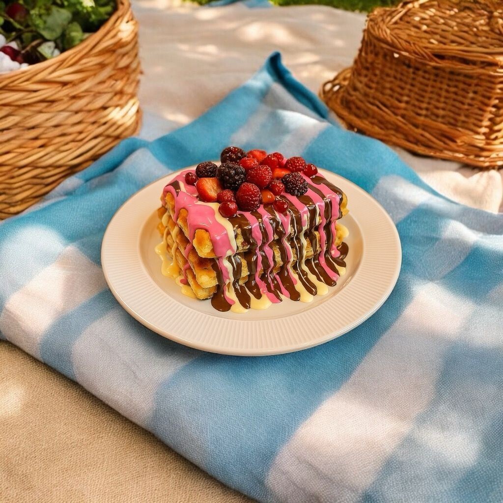 Stamba Glutensiz Meyve Şöleni Belçika Waffle