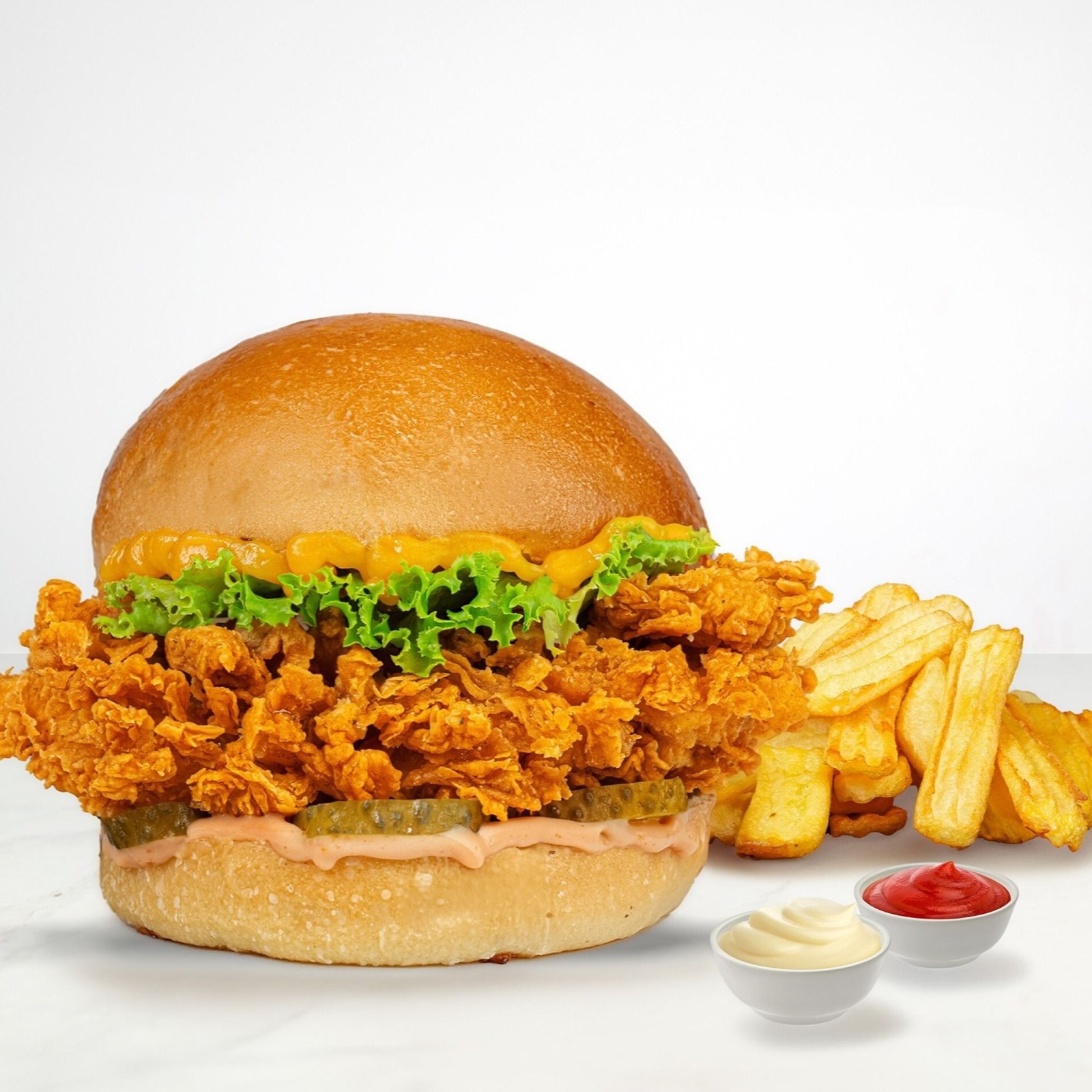 Çıtır Tavuk Burger Menü
