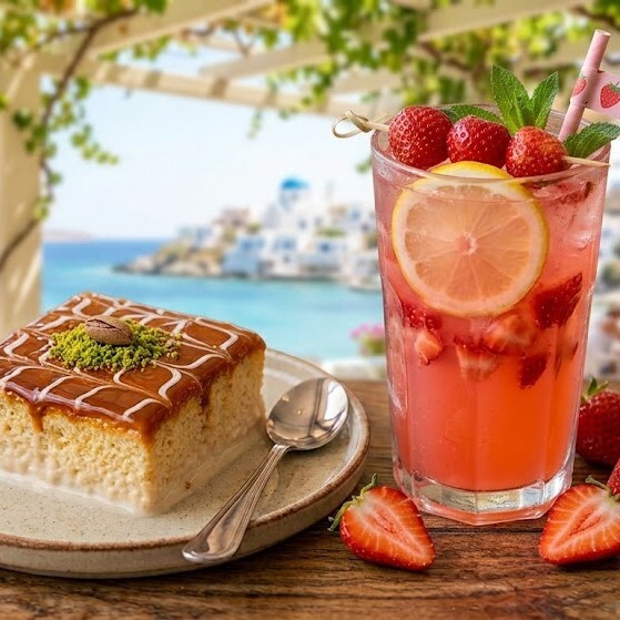 Çilekli Limonata +TRİLİÇE