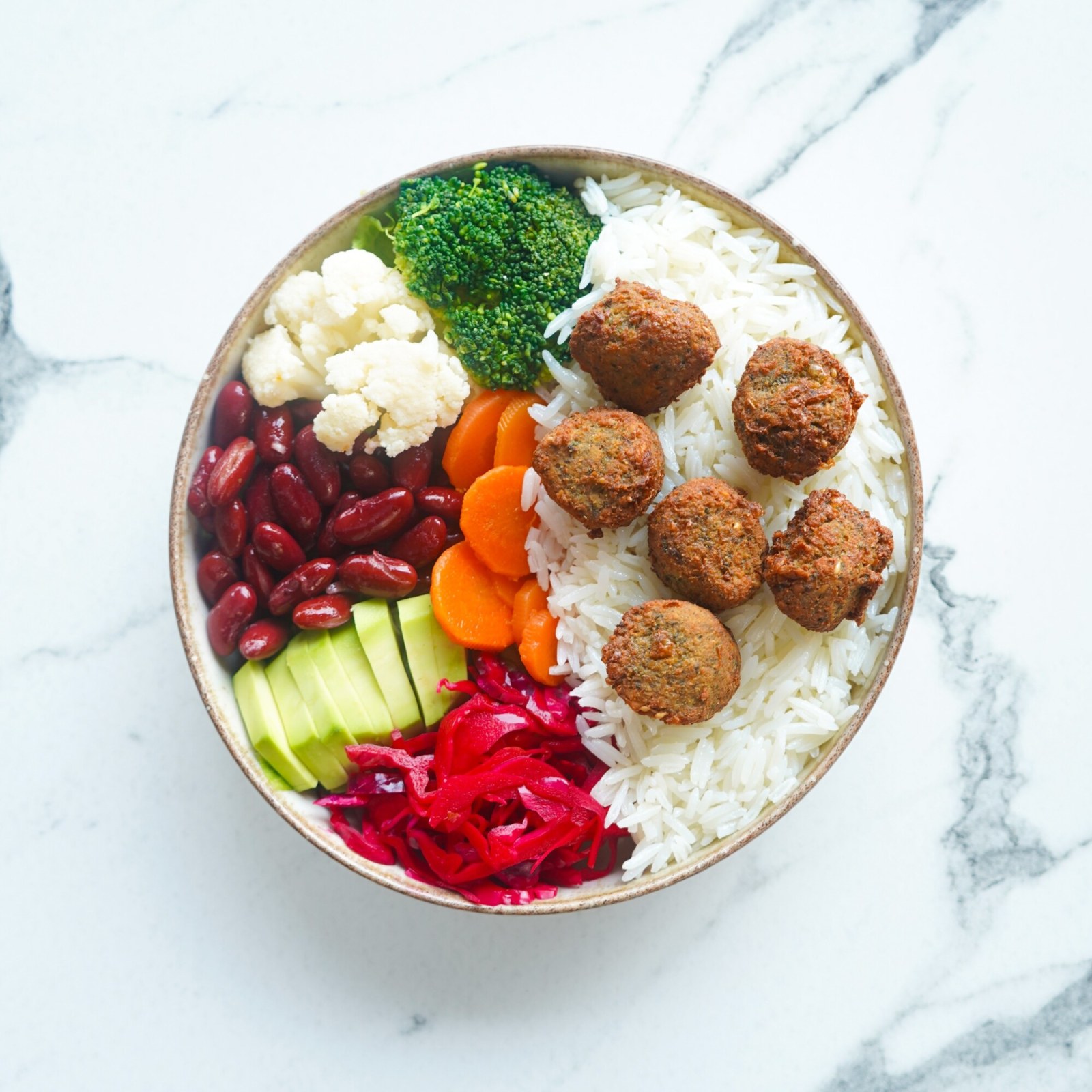 Fried Falafel / Kızarmış Falafel Bowl