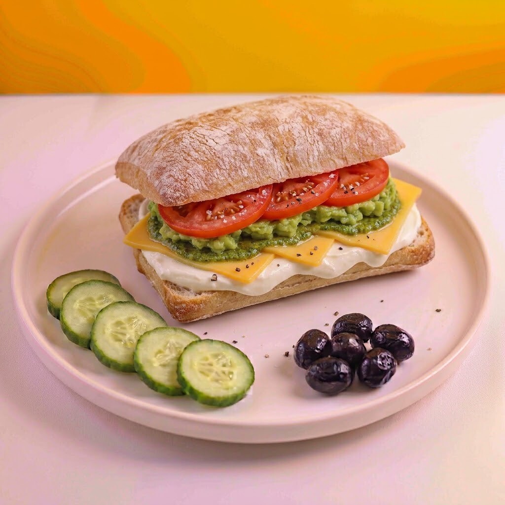 Avokado Ezmeli Ciabatta