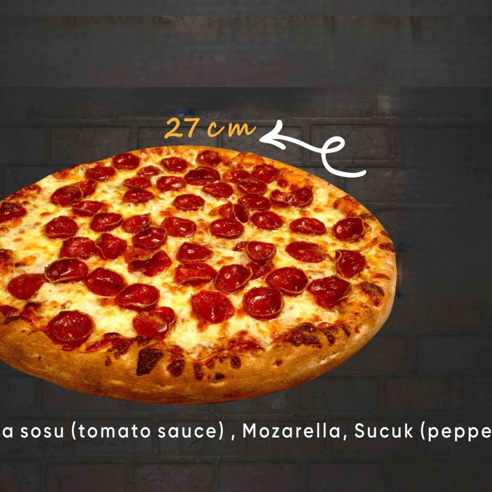 Sucuklu Pizza