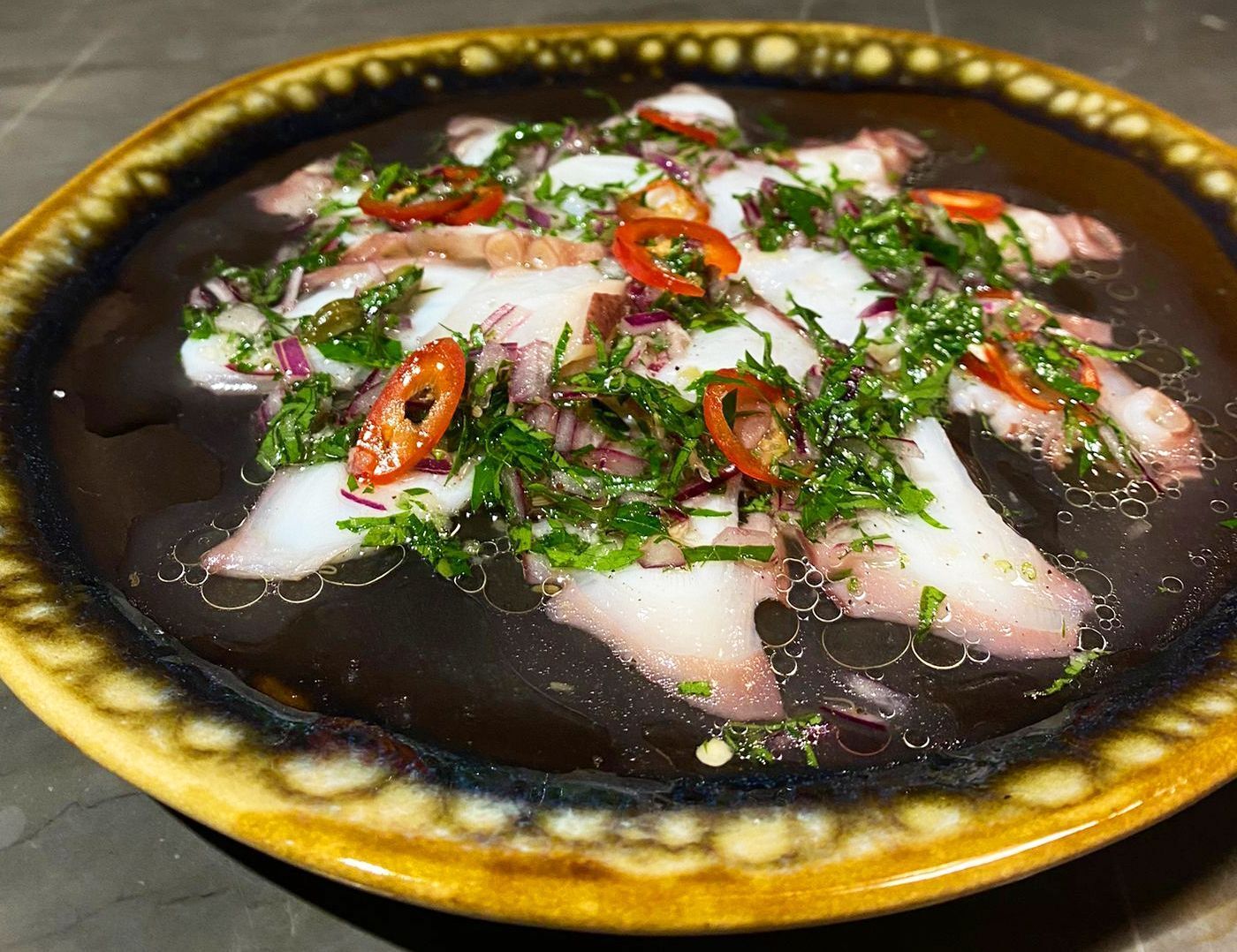 Tako Carpaccio (Ahtapot)