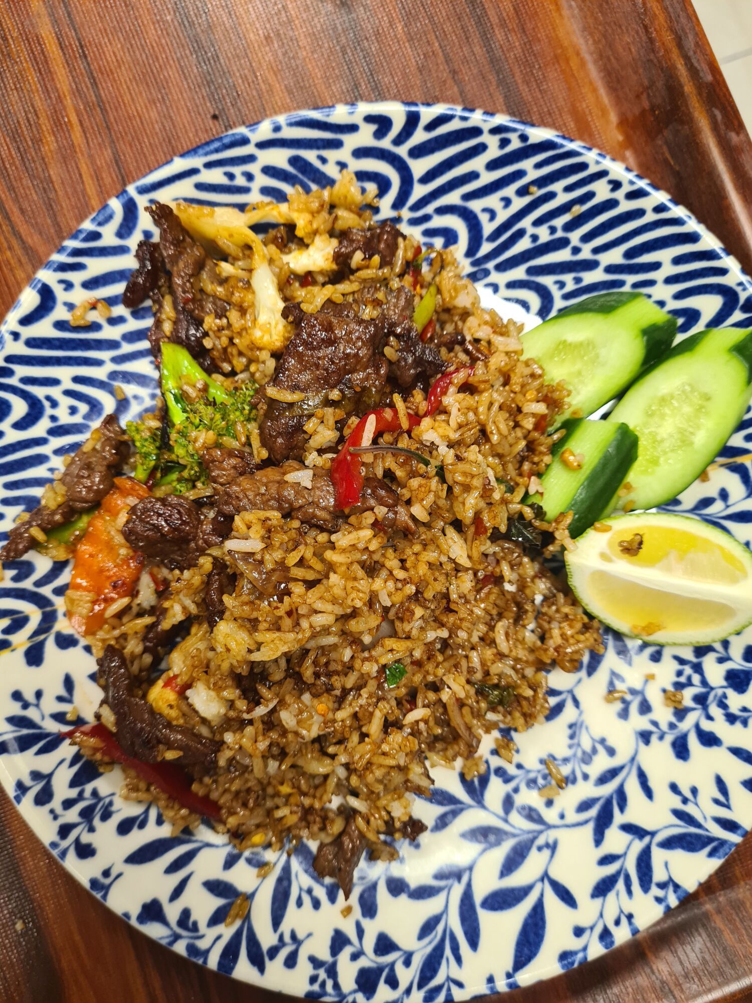 Fesleğenli Kızarmış Pilav (Et) - Krapow Fried Rice (Beef)