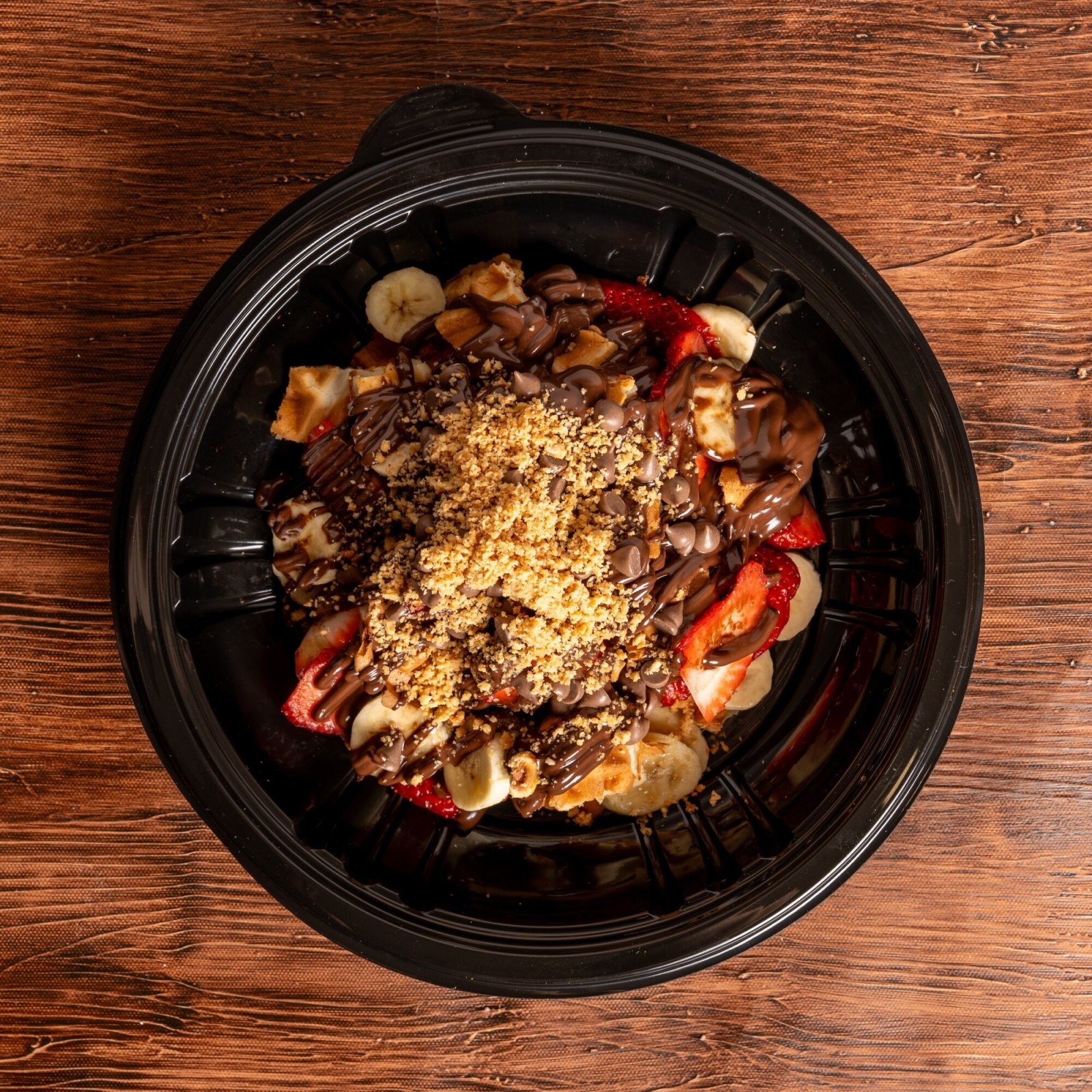 Nutellalı Waffle Bowl