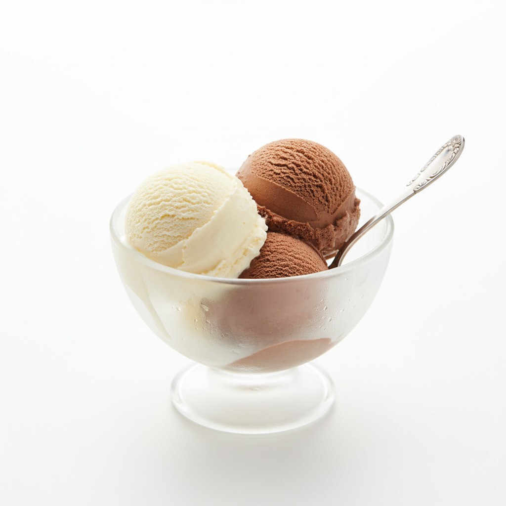 Sade Ve Kakaolu Dondurma (500 gr)