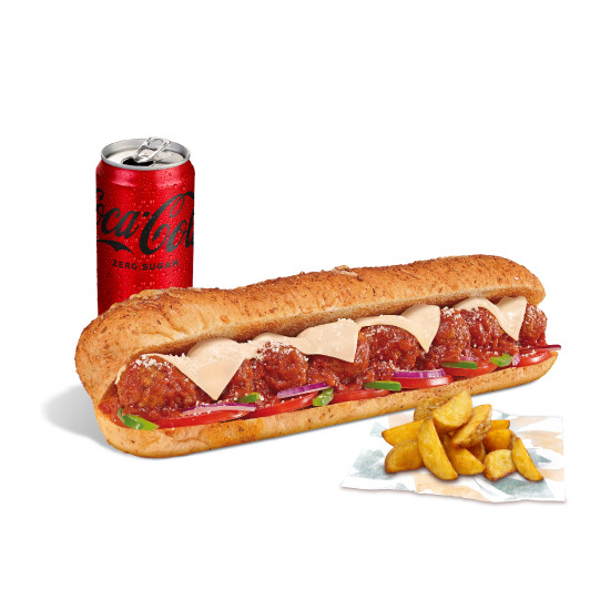 Marinara Soslu Köfte (30 cm.) Menü