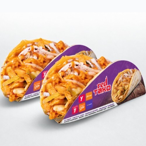 Doritos'lu Red Tako (Tavuk Dönerden) (2 Adet)