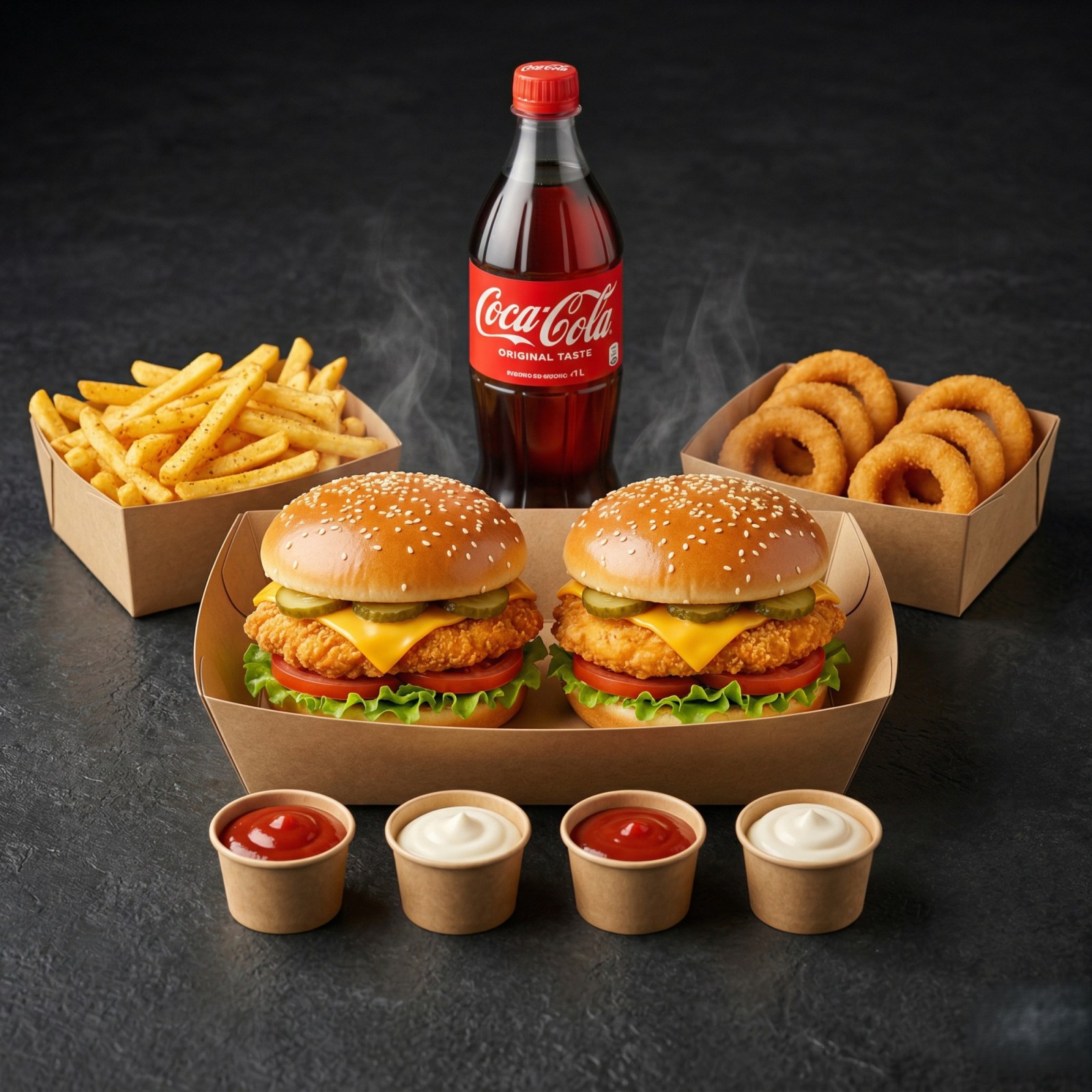 2'li Cheeseburger Menü -Double Cheeseburger Menu