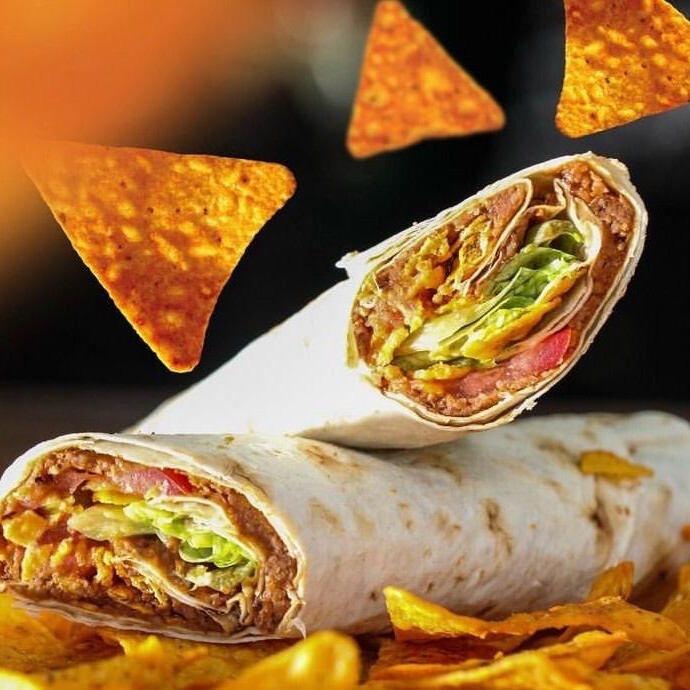 Doritoslu Double Çiğ Köfte Dürüm