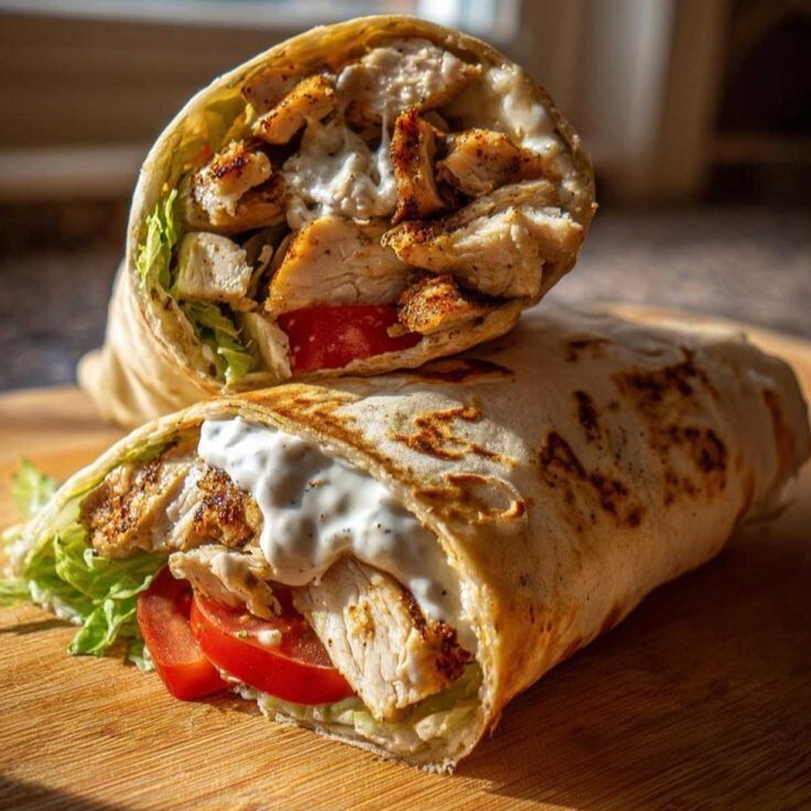 Tavuklu Wrap Menü