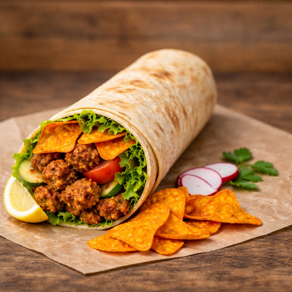 Çiğ Köfte Dürüm Doritoslu (100 Gr)