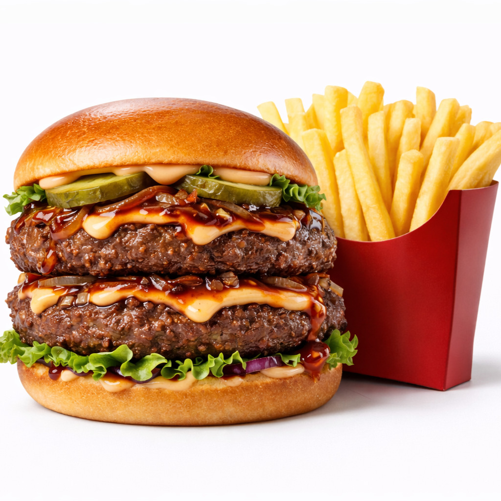 Mr Dubleks Mexica Ateşi Burger