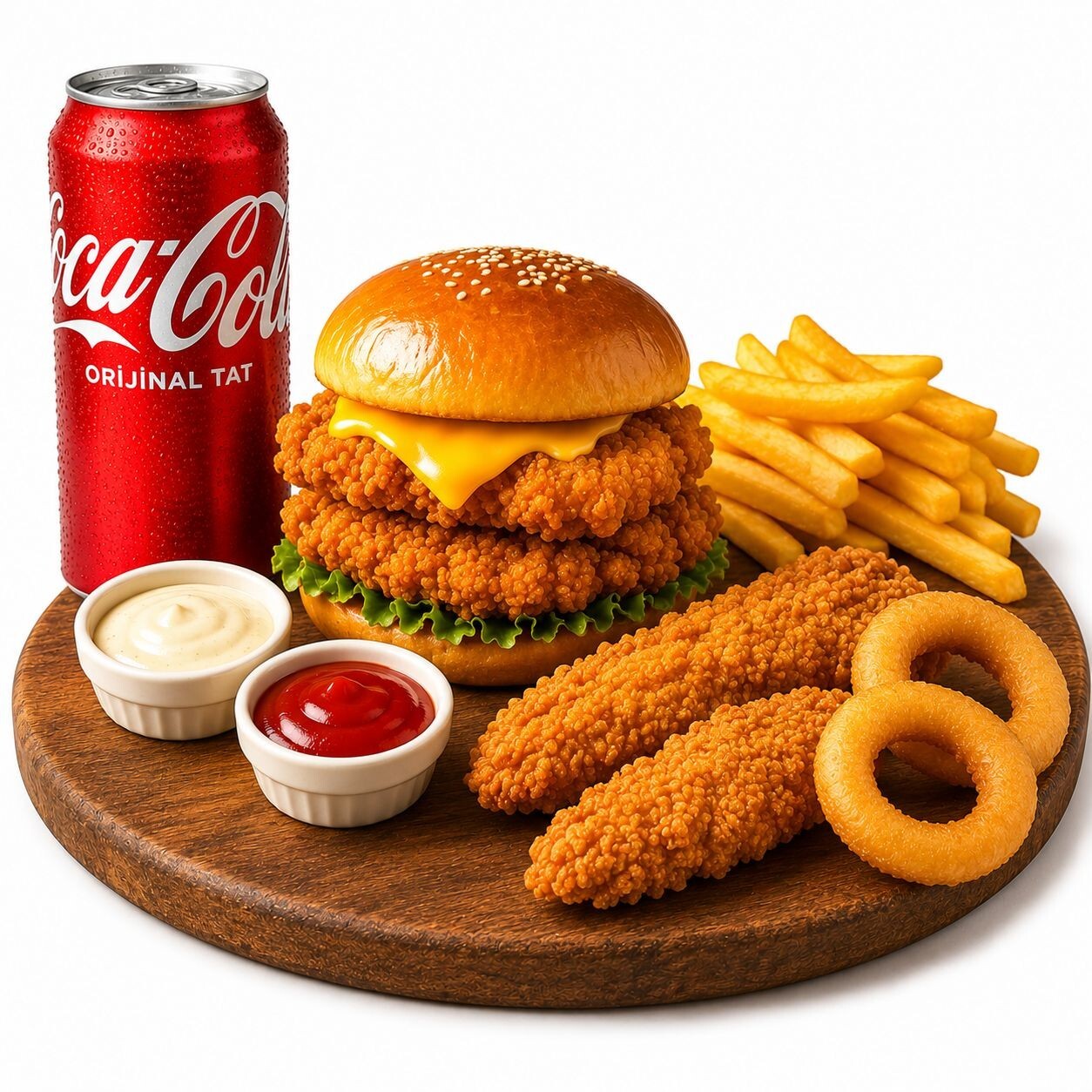 Cajun Burger Mix Menü