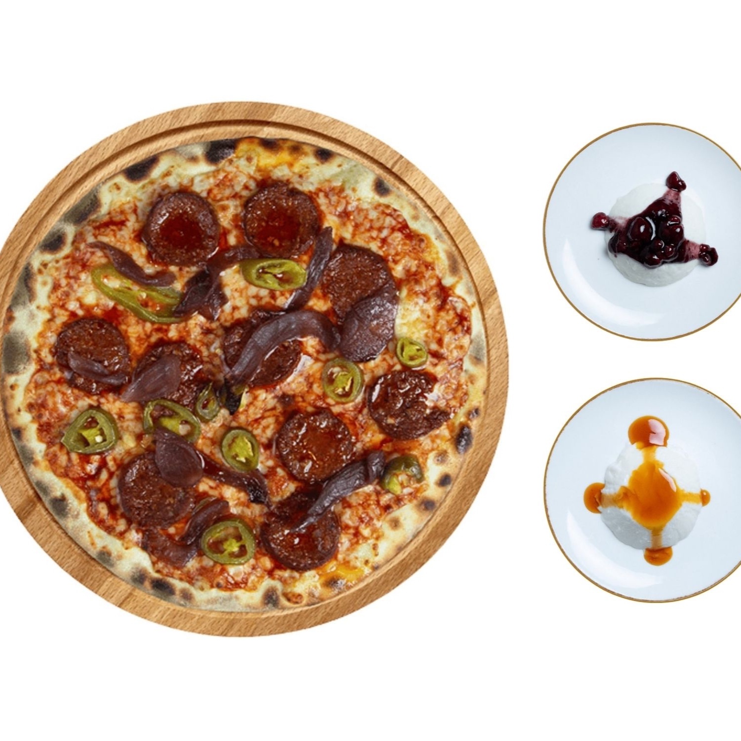 Sciracha Acılı Sucuk Pizza (Orta)