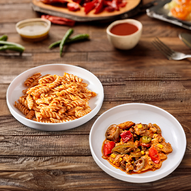 Acı Soslu Tavuk & Fusilli Makarna