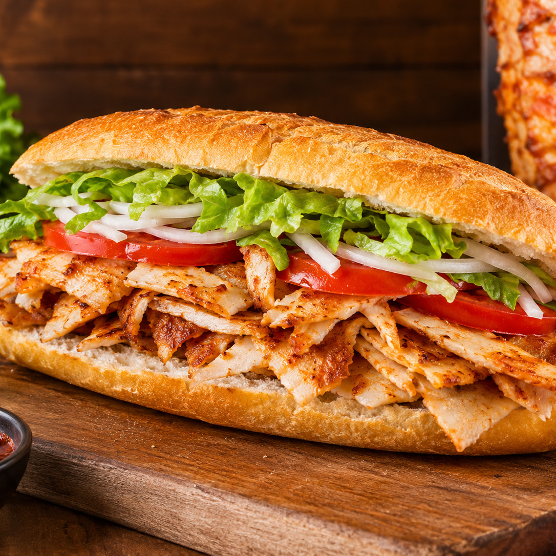 Yarım Ekmek Tavuk Döner