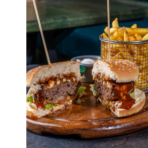 BBQ Burger Menü