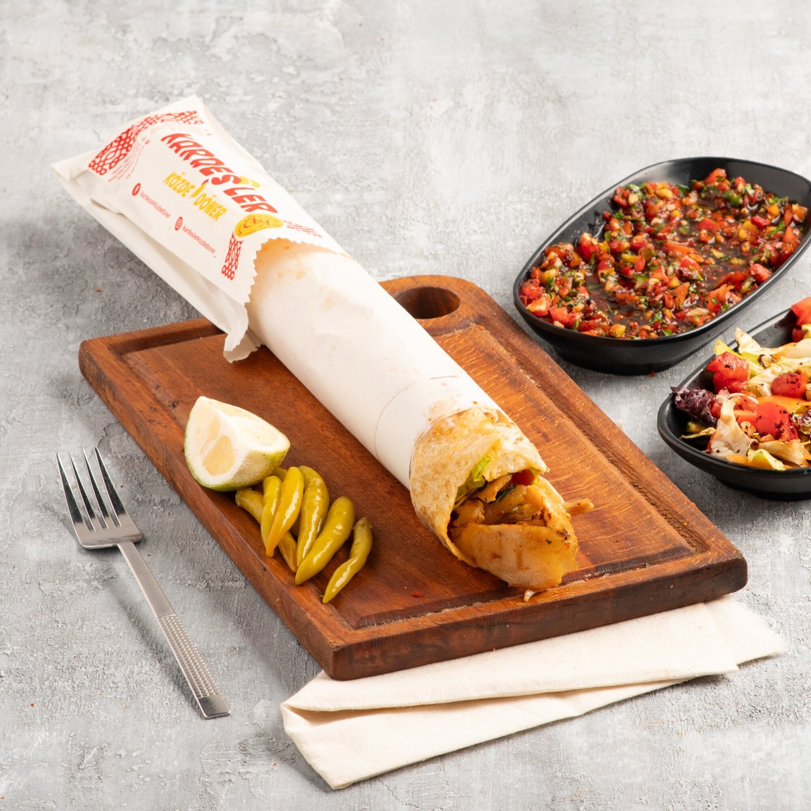 Klasik Kardeşler Pide Ekmek Dürüm