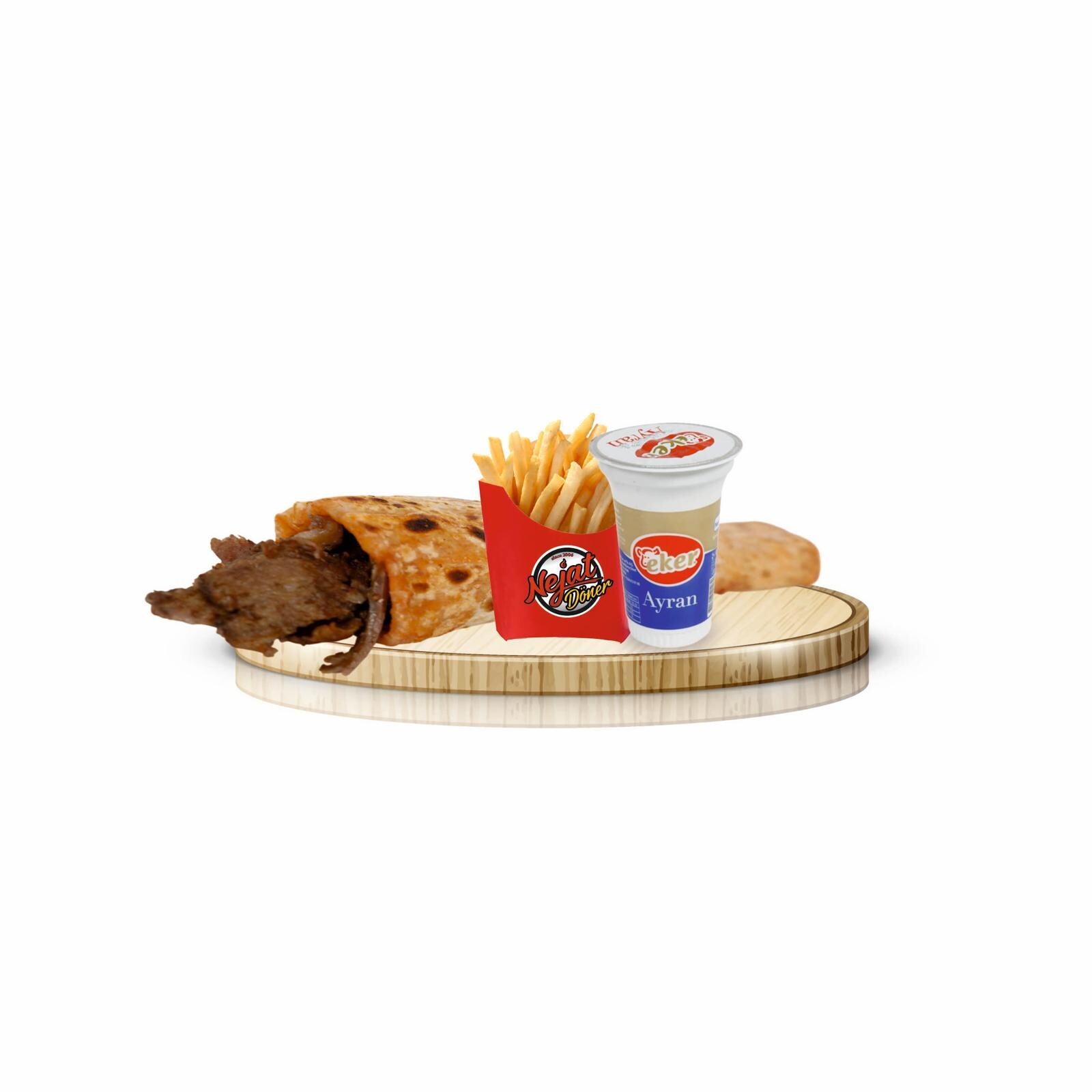 Zurna Et Döner Dürüm Menü 1