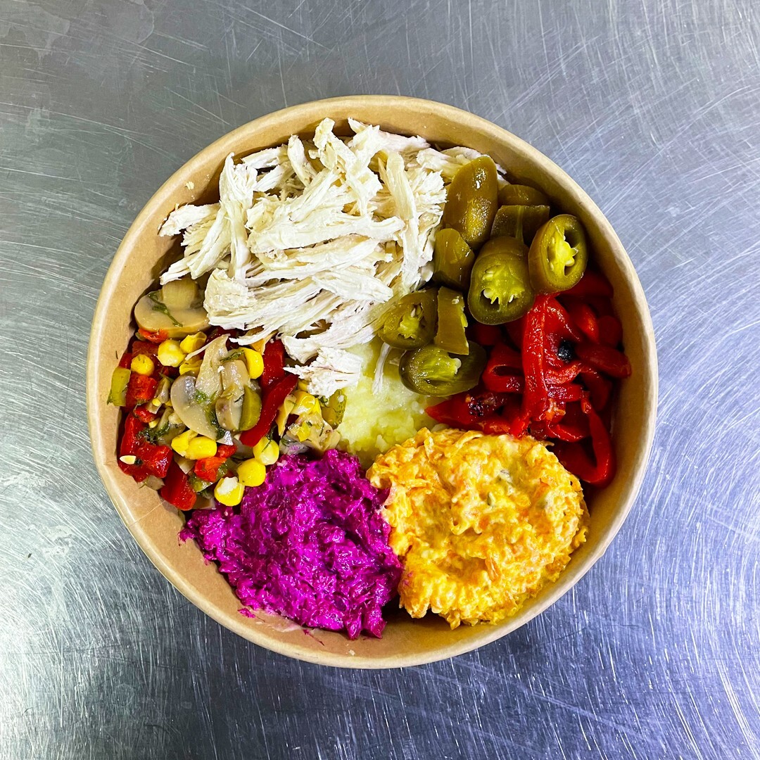 Tiftik Tavuk Kumpir Bowl