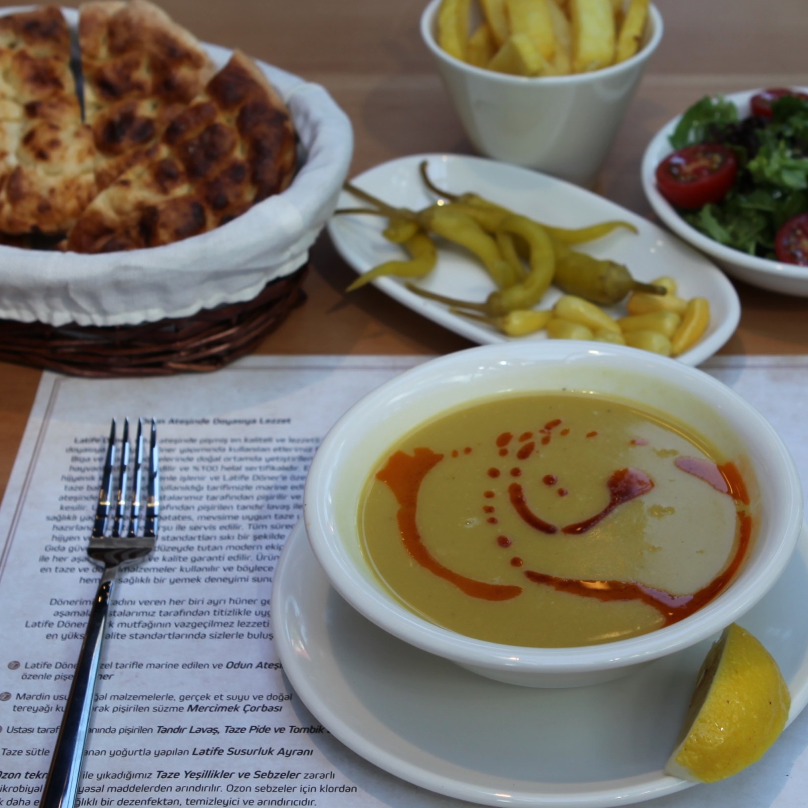 Süzme Mercimek Çorbası (Az)