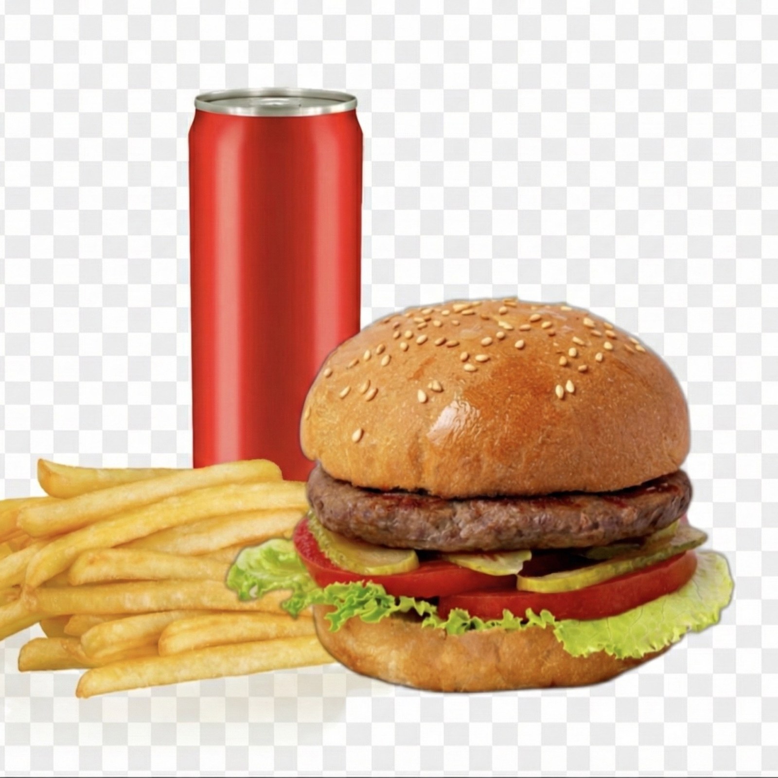 Et Burger Menü