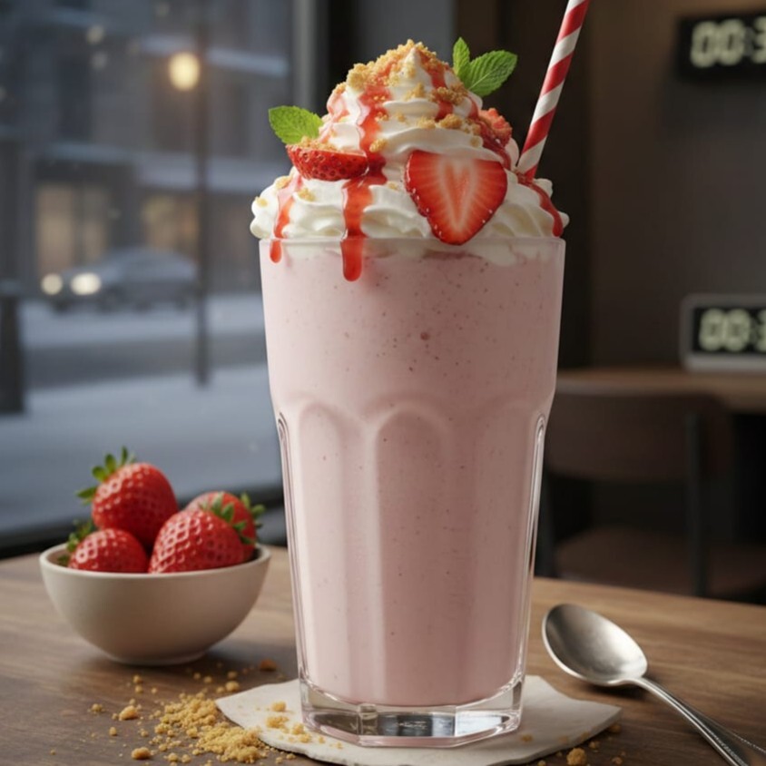 Çilekli Frappe