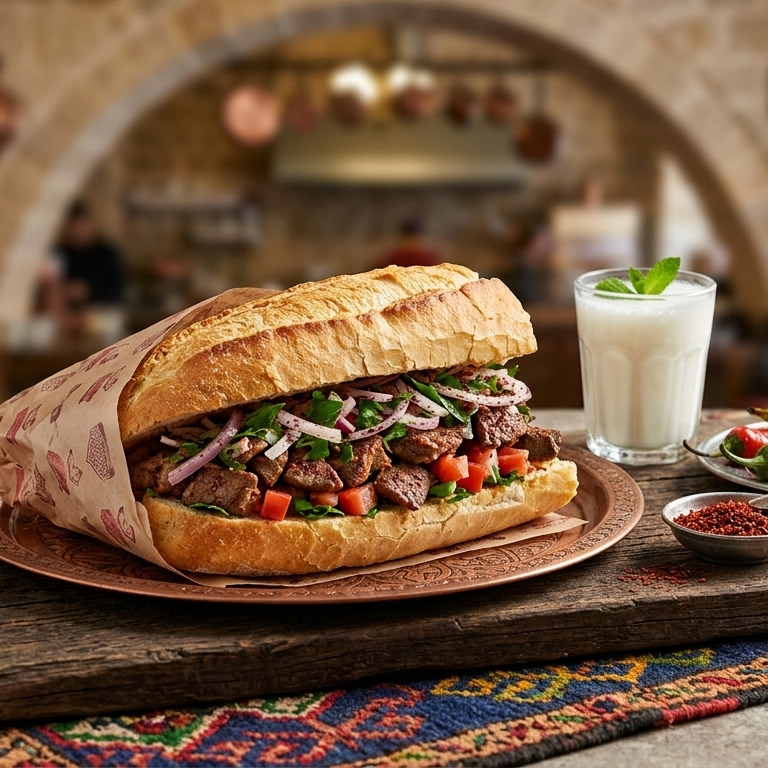Ciğer Ekmek Menü