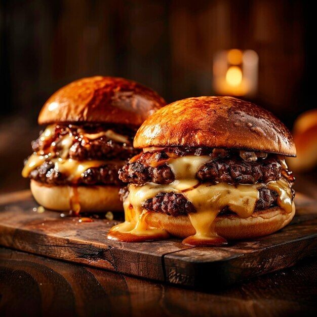 İkili Double Texas Burger Menü