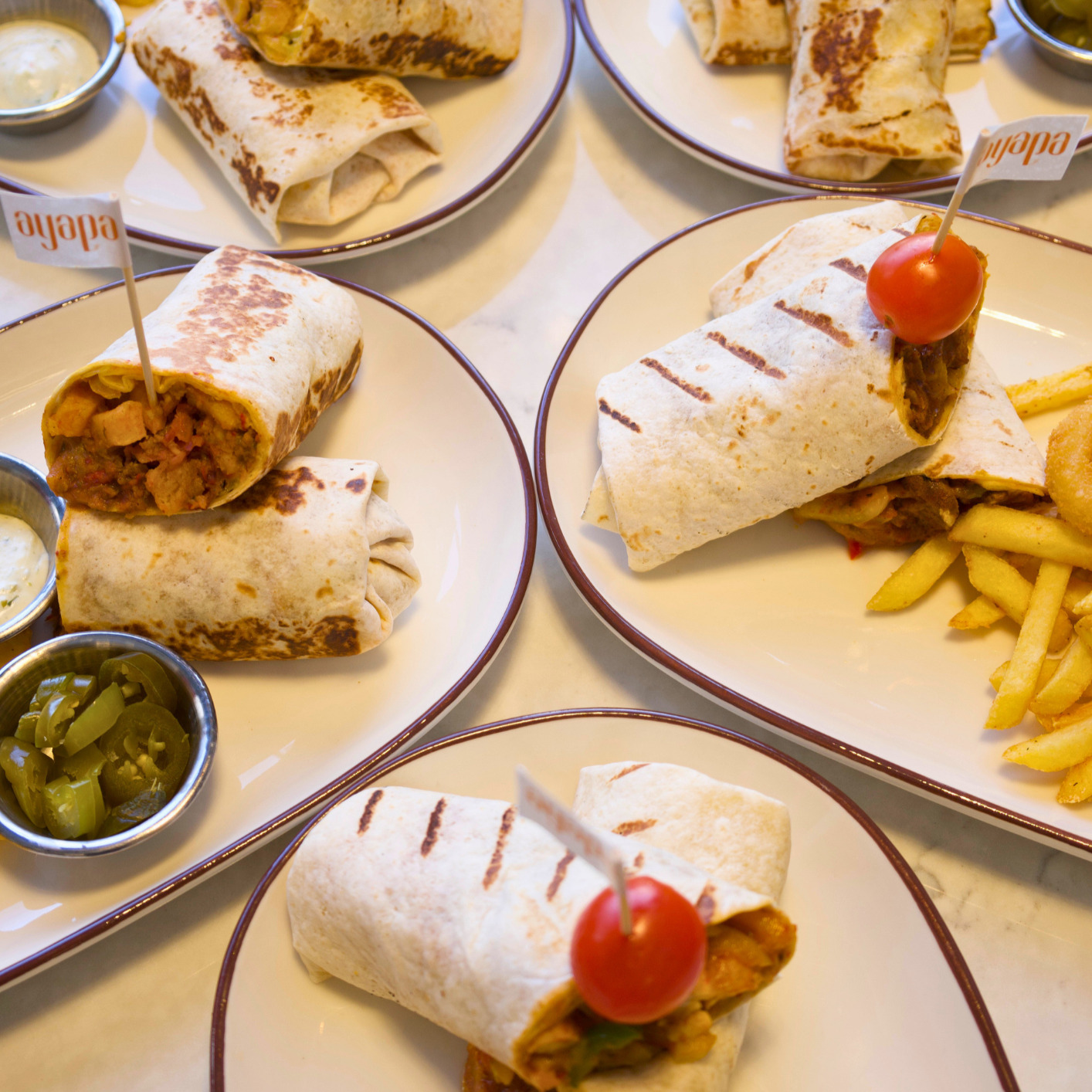 Etli Cheddarlı Wrap