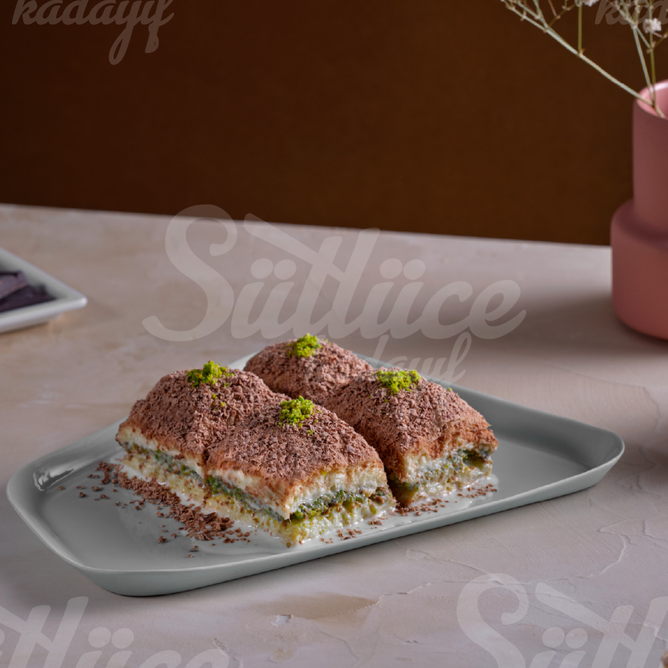 Çikolata Fıstıklı Soğuk Baklava 250gr