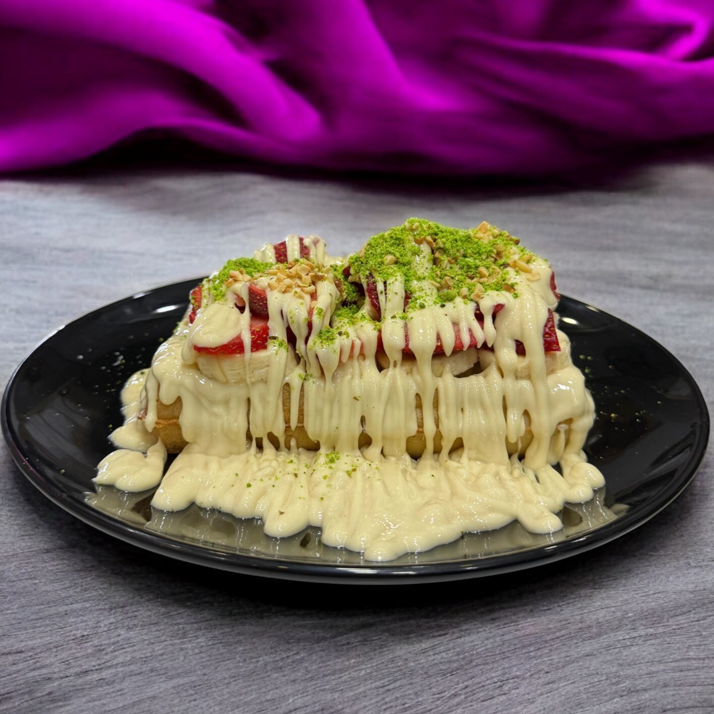 Beyaz Rüya (Beyaz Çikolatalı Waffle)