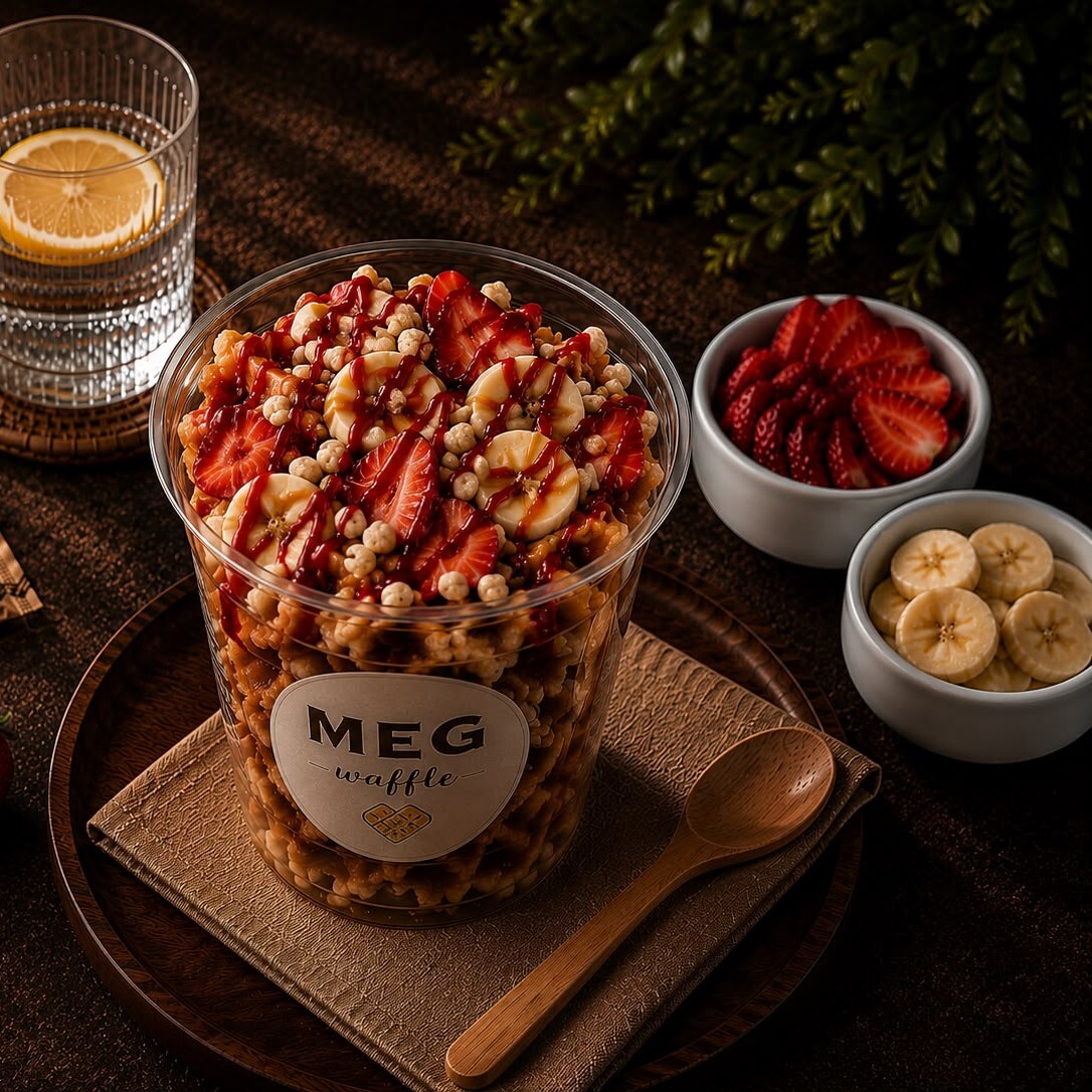 Meg Bardak Waffle Frambuaz